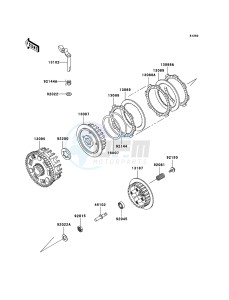 ELIMINATOR 125 BN125A7F GB XX (EU ME A(FRICA) drawing Clutch