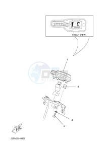 WR125X (22B8 22B8 22B8) drawing METER