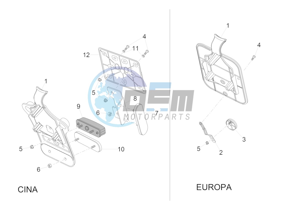 Rear body II- Plate holder