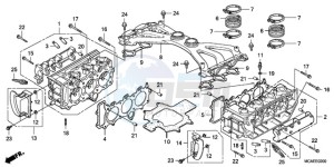 GL1800A France - (F / CMF) drawing CYLINDER HEAD