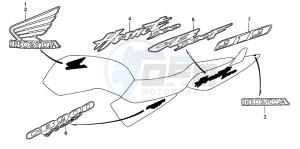 CB900F HORNET 900 drawing MARK