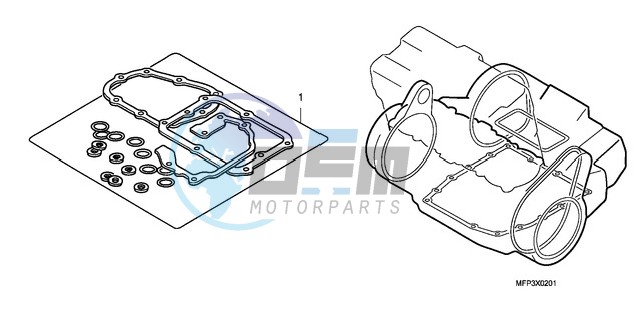 GASKET KIT B (CB13009/S9/A9/SA9)