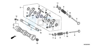 NC700XAD NC700X ABS Europe Direct - (ED) drawing CAMSHAFT/VALVE