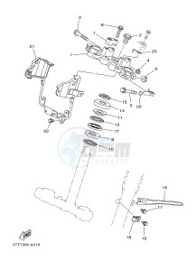 DT125 (3TTN) drawing STEERING