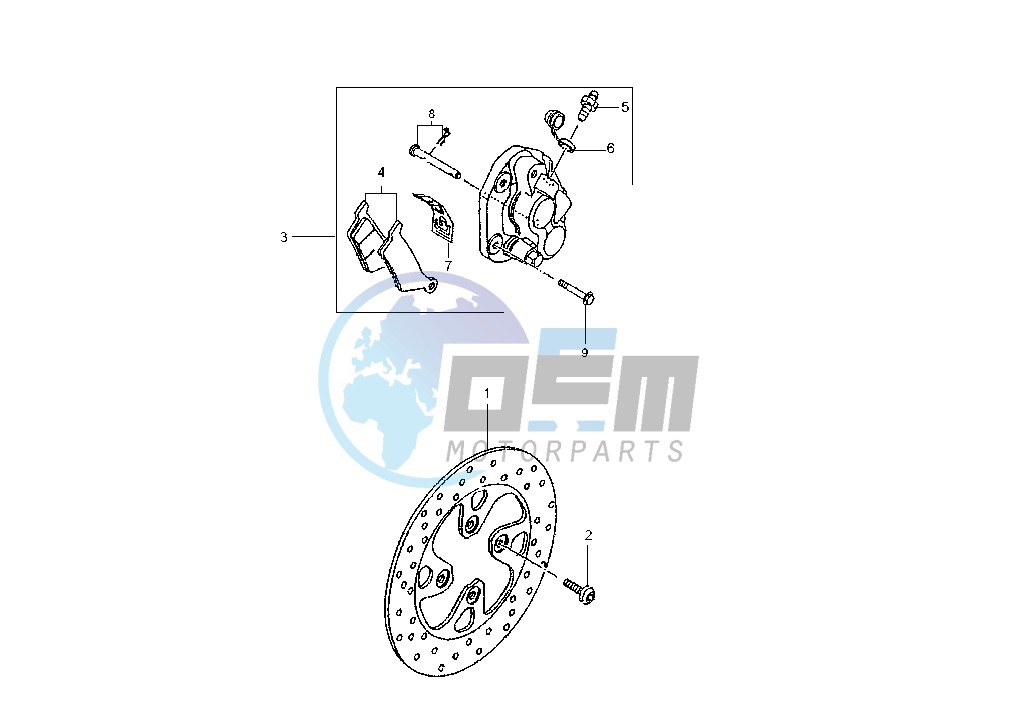 FRONT BRAKE CALIPER