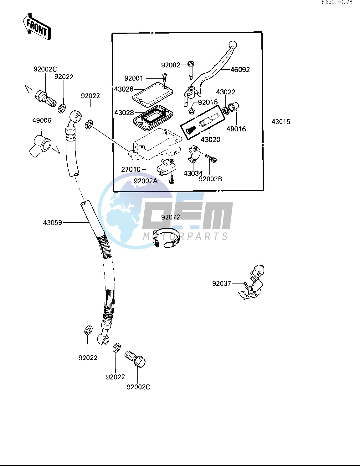 FRONT MASTER CYLINDER