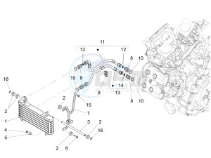 ETV Caponord 1200 USA USA drawing Oil cooler