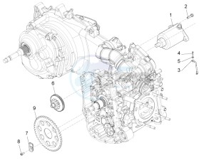 Beverly 350 4t 4v ie e3 ( USA - ca ) USA_CAL drawing Starter - Electric starter