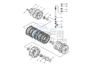 YZF R1 1000 drawing CLUTCH