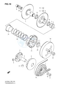 UH125 BURGMAN EU drawing TRANSMISSION (1)