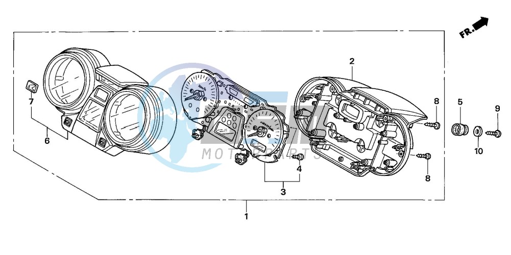 METER (CB1300S/SA)