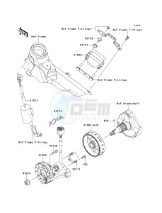 KX 450 E (KX450F MONSTER ENERGY) (E9FA) E9F drawing GENERATOR