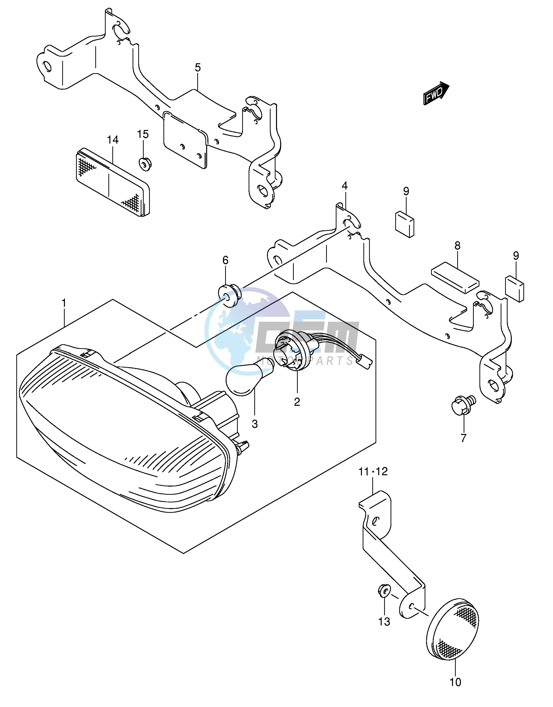 REAR COMBINATION (MODEL K5 K6)