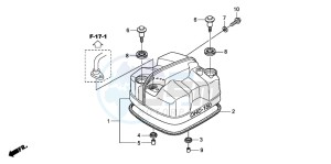 CBF150SH drawing CYLINDER HEAD COVER