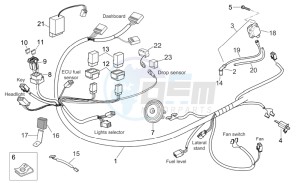 Atlantic 125-250 drawing Front electrical system