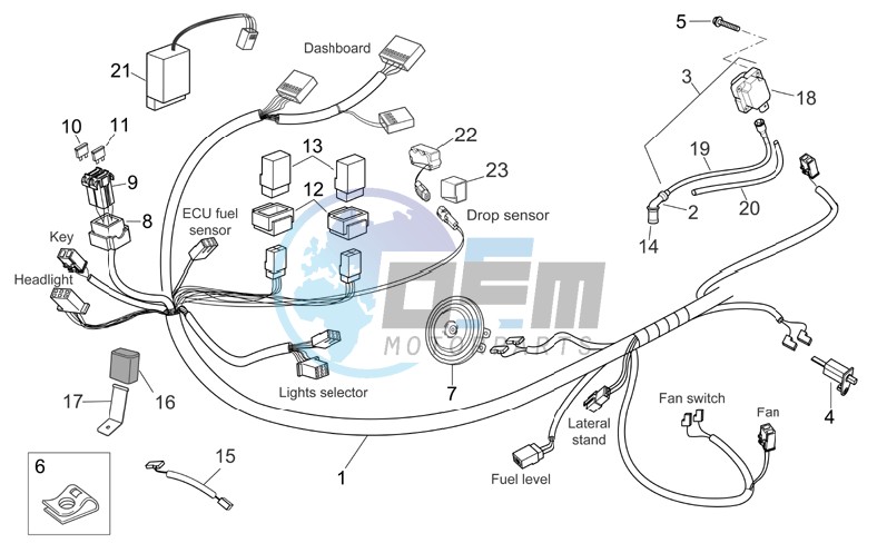 Front electrical system