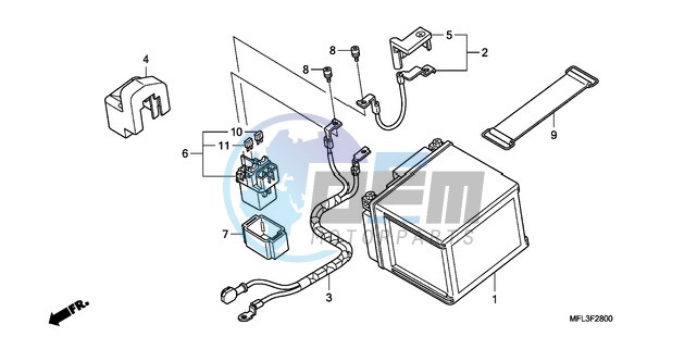 BATTERY (CBR1000RR)