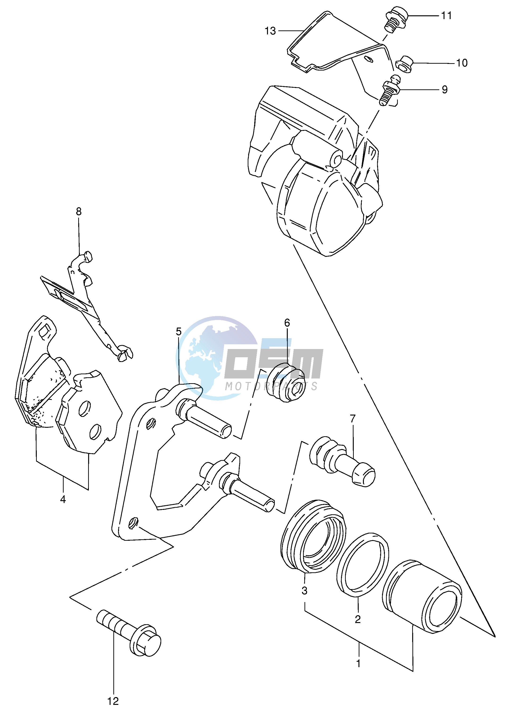 FRONT CALIPER (MODEL Z)