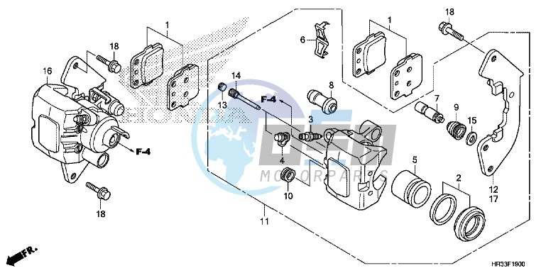 FRONT BRAKE CALIPER