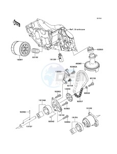 ER-6f ABS EX650DBF GB XX (EU ME A(FRICA) drawing Oil Pump