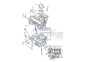 FZ6 FAZER 600 drawing CRANKCASE