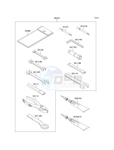 EN 500 C [VULCAN 500 LTD] (C10) C10 drawing OWNERS TOOLS