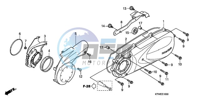 LEFT CRANKCASE COVER