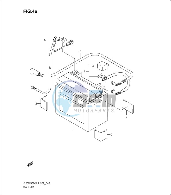 BATTERY (GSX1300RL1 E2)