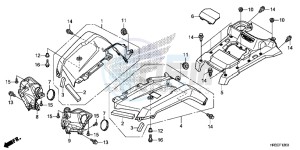 TRX420FA1F TRX420 Europe Direct - (ED) drawing FRONT FENDER