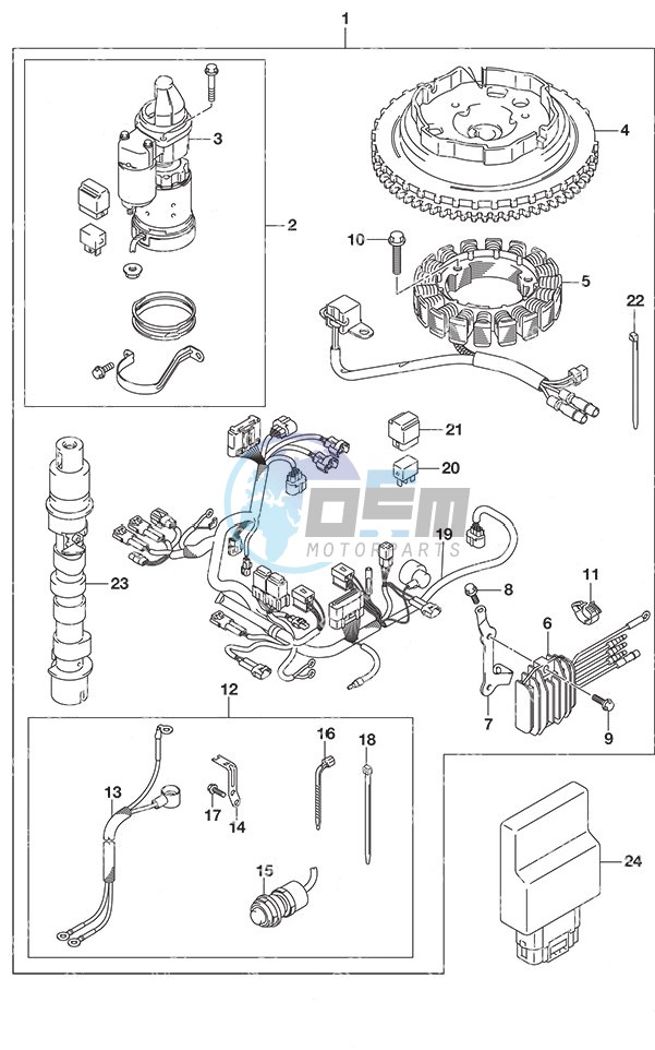 Starting Motor Manual Starter