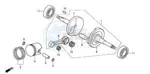 PK50SM drawing CRANKSHAFT/PISTON