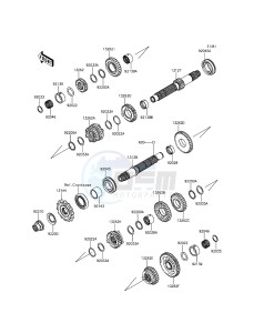 NINJA 300 EX300AGF XX (EU ME A(FRICA) drawing Transmission