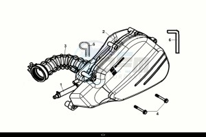 SYMPHONY ST 50 (XL05W1-EU) (E5) (M1) drawing AIR CLEANER