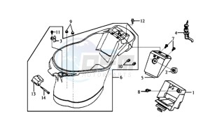 RED DEVIL 50 L6 drawing HELMET BOX