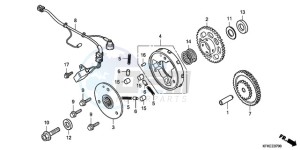 VTR2509 U drawing PULSE GENERATOR/STARTING CLUTCH