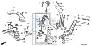 GL18009 Australia - (U / AB NAV) drawing HANDLE PIPE/TOP BRIDGE