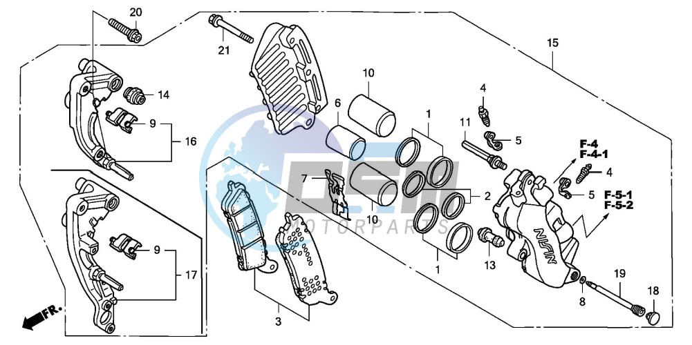 FRONT BRAKE CALIPER