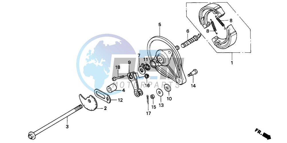 REAR BRAKE PANEL