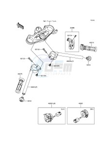 NINJA H2R ZX1000PFF EU drawing Handlebar