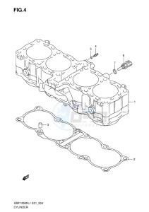 GSF-1250S ABS BANDIT EU drawing CYLINDER