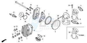 TRX90 drawing CYLINDER HEAD COVER