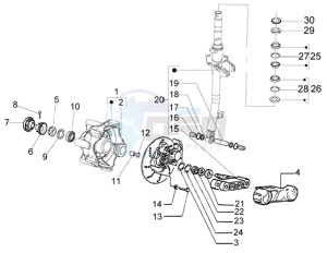 LX 50 2T drawing front wheel suspension