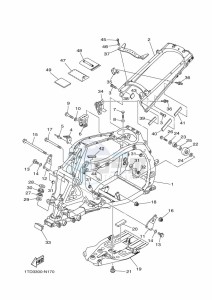 YFZ450R (BKDA) drawing FRAME