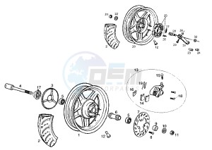 ATLANTIS O2 CITY - 50 cc drawing WHEELS