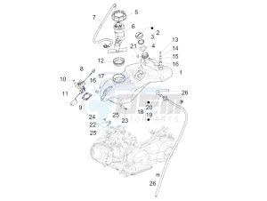 PRIMAVERA 150 4T 3V IE ABS-NOABS E3-E4 (EMEA, LATAM, APAC) drawing Fuel tank