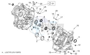 Shiver 750 GT drawing CrankCase II