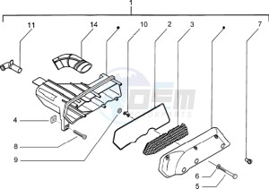 Zip 50 catalyzed drawing Air Cleaner