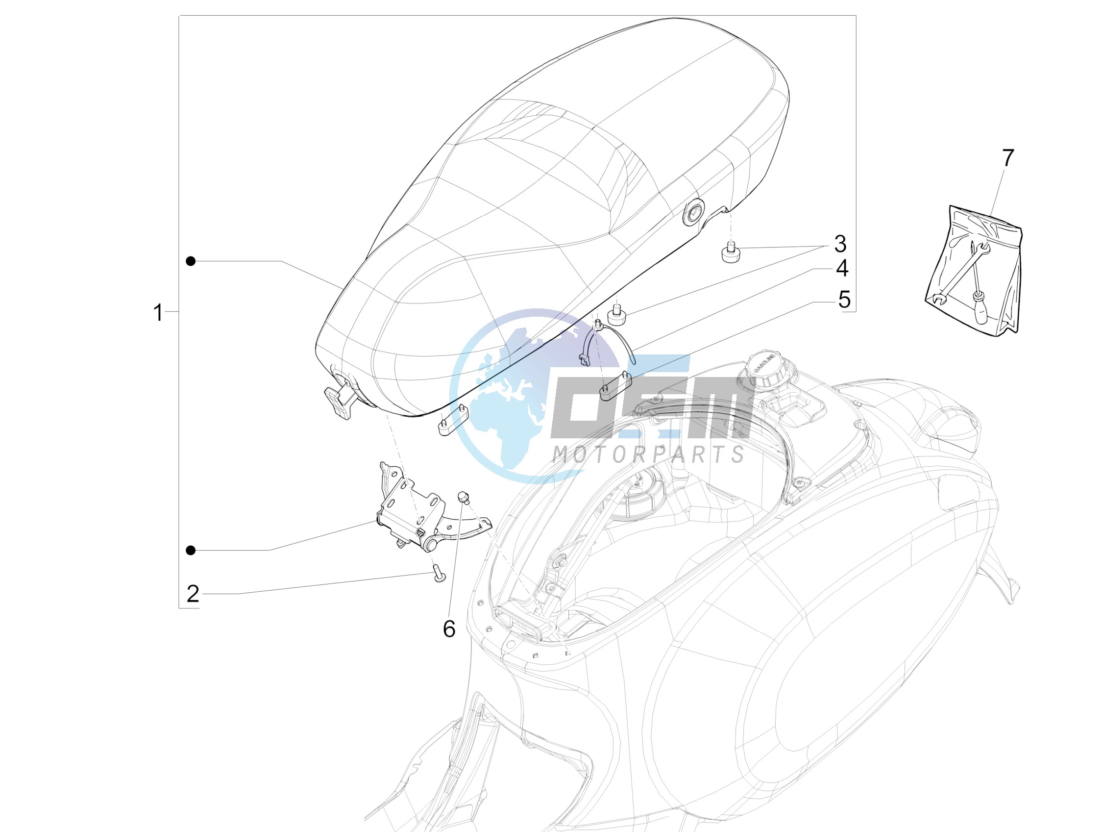 Saddle/seats