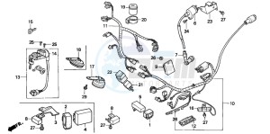 PK50SM drawing WIRE HARNESS/ IGNITION COIL