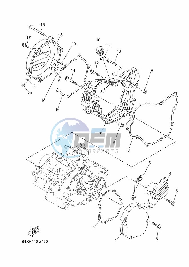 CRANKCASE COVER 1